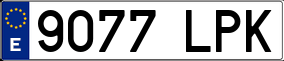 Truck License Plate